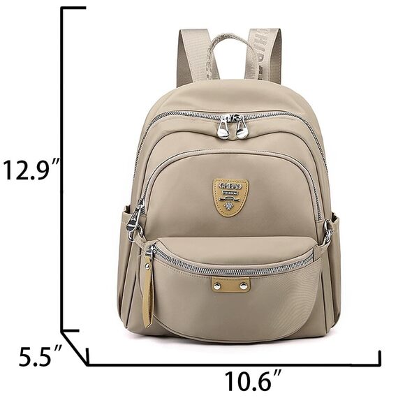 8194 Casual Mini Resistant Backpack Nylon 12.9 Inch Lightweight Simple Dual main image 4